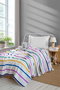L'essentiel linge de maison Manta Pique Individual Amarillo y Lila